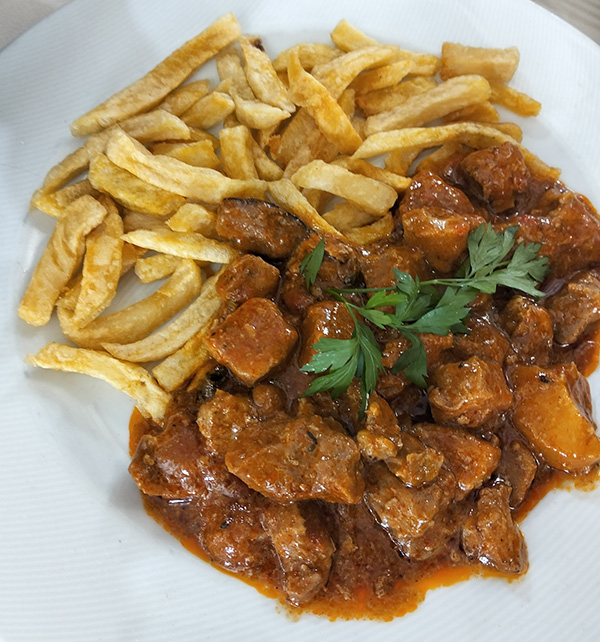 Carta de cerdo de El Mesón de Diego